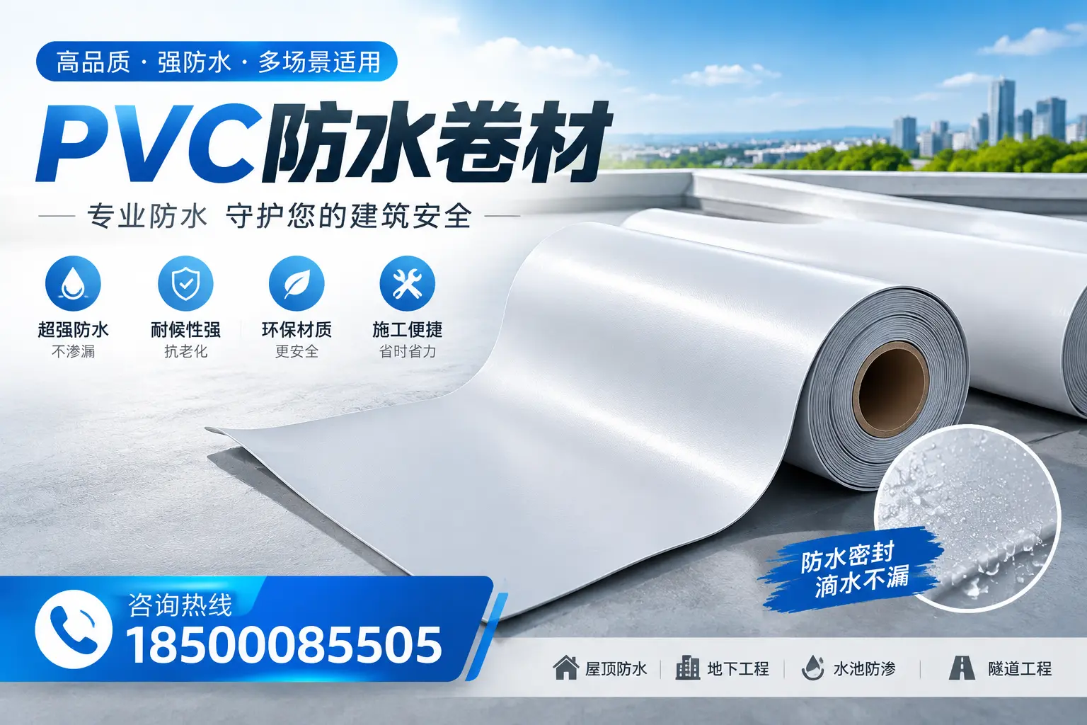 PVC防水卷材的市场竞争分析,徐州品牌选择参考